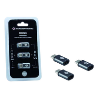 Conceptronic USBC a Micro USB Pack x3  Adaptador