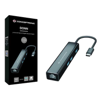 Conceptronic HUB 3 Puertos USB Gigabit  Adaptador