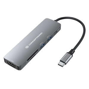 Conceptronic HUB 6 en 1 HDMI USBC Lector SD  Adaptador