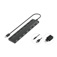 Conceptronic HUB 7 Puertos USB 20 Alimentado  Adaptador