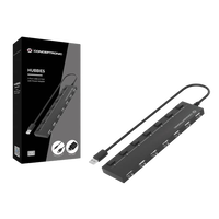 Conceptronic HUB 7 Puertos USB 20 Alimentado  Adaptador