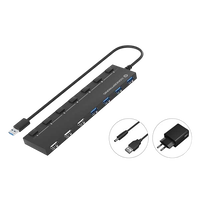 Conceptronic HUB 7 Puertos USB Alimentado - Adaptador Conceptronic HUB 7 Puertos USB Alimentado - Adaptador