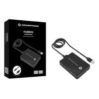 Conceptronic 4 Puertos USB 90cm  Adaptador