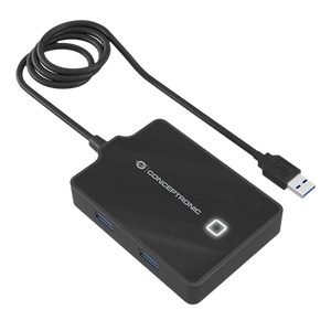 Conceptronic HUB 4 Puertos USB 30 90cm  Adaptador