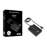 Conceptronic HUB 4 Puertos USB 30 90cm  Adaptador