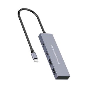 Conceptronic HUBBIES13G 4Port USB 32 Gen 2 10Gbps USBC x 2 USBA x 2 Aluminum Case  Adaptador HUB