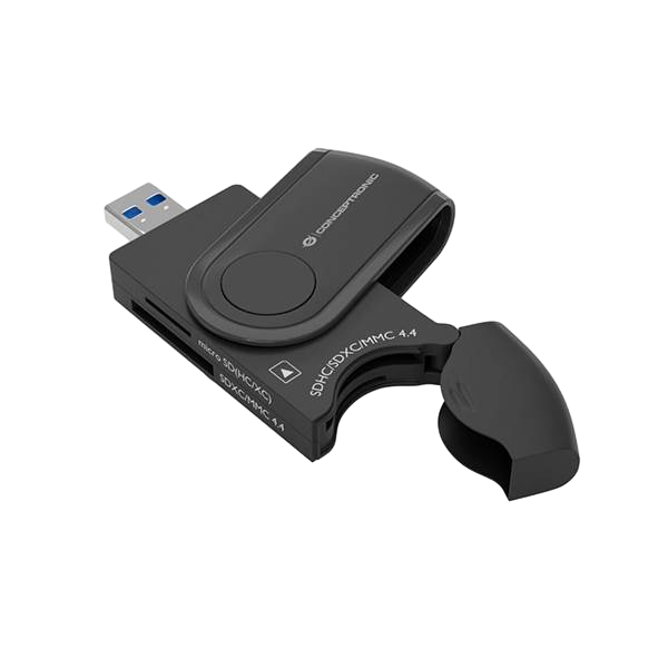 Conceptronic BIAN04B 4in1 USB 30 Card Reader SDSDHCSDXC x 2 Micro SDTFlash x 2 Adaptador USB Conceptronic BIAN04B 4in1 USB 30 Card Reader SDSDHCSDXC x 2 Micro SDTFlash x 2 Adaptador USB