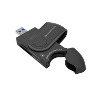 Conceptronic BIAN04B 4-in-1 USB 3.0 Card Reader, SD/SDHC/SDXC x 2, Micro SD/T-Flash x 2 - Adaptador USB Conceptronic BIAN04B 4-in-1 USB 3.0 Card Reader, SD/SDHC/SDXC x 2, Micro SD/T-Flash x 2 - Adaptador USB