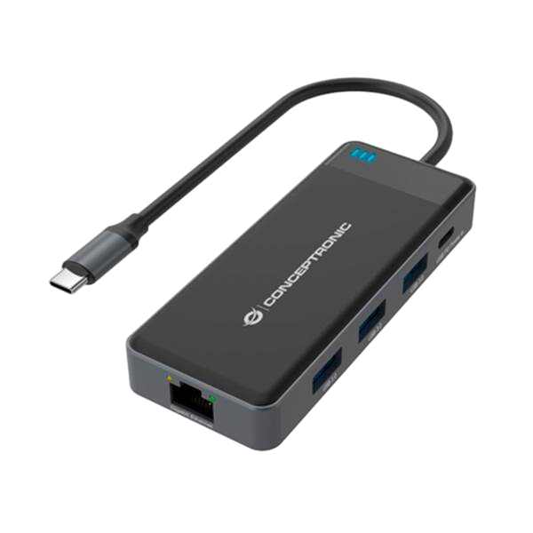 Conceptronic DONN15G 12in1 USB 32 HDMI x 2 VGA USBC Data USBA 30 x 2 USBA 20 SD TFMicroSD Audio GbE LAN 100W USB PD Adaptador USB Conceptronic DONN15G 12in1 USB 32 HDMI x 2 VGA USBC Data USBA 30 x 2 USBA 20 SD TFMicroSD Audio GbE LAN 100W USB PD Adaptador USB