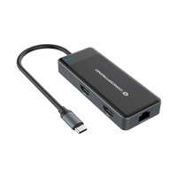 Conceptronic DONN15G 12in1 USB 32 HDMI x 2 VGA USBC Data USBA 30 x 2 USBA 20 SD TFMicroSD Audio GbE LAN 100W USB PD Adaptador USB Conceptronic DONN15G 12in1 USB 32 HDMI x 2 VGA USBC Data USBA 30 x 2 USBA 20 SD TFMicroSD Audio GbE LAN 100W USB PD Adaptador USB
