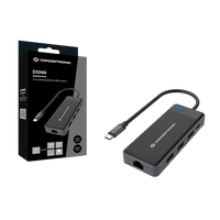 Conceptronic DONN15G 12in1 USB 32 HDMI x 2 VGA USBC Data USBA 30 x 2 USBA 20 SD TFMicroSD Audio GbE LAN 100W USB PD Adaptador USB Conceptronic DONN15G 12in1 USB 32 HDMI x 2 VGA USBC Data USBA 30 x 2 USBA 20 SD TFMicroSD Audio GbE LAN 100W USB PD Adaptador USB
