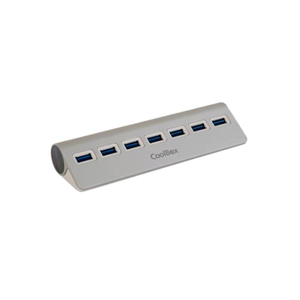 Coolbox hub alu 3 7 puertos USB30  Hub