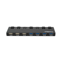 Coolbox HUB USB 7 PUERTOS 4 USB30  Hub