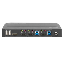 Digitus DS12850 Switch Conmutador KVM de 2 puertos con Entradas DisplayPort y Salida DisplayPortHDMI 2 Pantallas 4K 60Hz USB Audio Digitus DS12850 Switch Conmutador KVM de 2 puertos con Entradas DisplayPort y Salida DisplayPortHDMI 2 Pantallas 4K 60Hz USB Audio