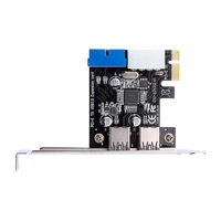 Lazmin Tarjeta PCIE 19 pin USB 30 Adaptador Lazmin Tarjeta PCIE 19 pin USB 30 Adaptador