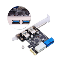 Lazmin Tarjeta PCIE 19 pin USB 30 Adaptador Lazmin Tarjeta PCIE 19 pin USB 30 Adaptador