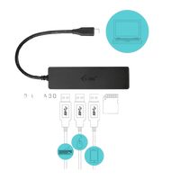 ITec USBC a USB 30 con lector de tarjetas Adaptador USB ITec USBC a USB 30 con lector de tarjetas Adaptador USB