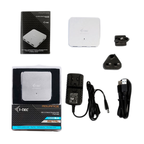 ITec USB 30 Metal Charging HUB 7 Puertos Hub USB ITec USB 30 Metal Charging HUB 7 Puertos Hub USB