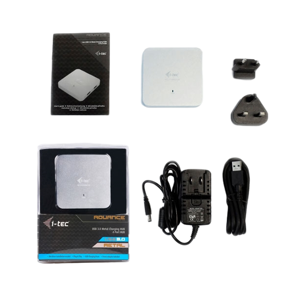 ITec USB 30 Metal Charging HUB 4 Puertos  Hub USB ITec USB 30 Metal Charging HUB 4 Puertos  Hub USB