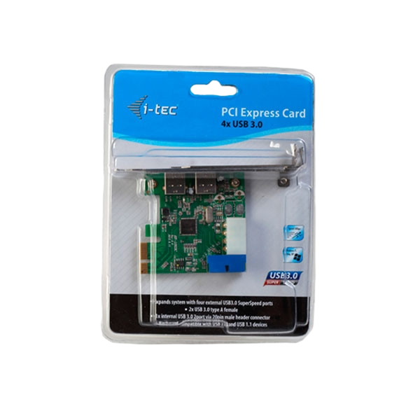 ITec 2X USB 30  conector interno USB 30  Tarjeta PCIe ITec 2X USB 30  conector interno USB 30  Tarjeta PCIe