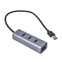 ITec USB 30 HUB 4 Puertos Metal  Adaptador
