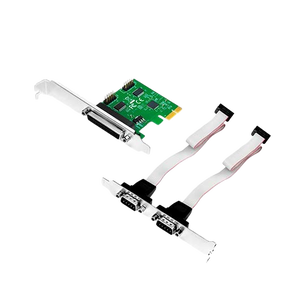 LogiLink PC0033  Tarjeta PCI Express 1x LPT  2x RS232 16550 UART