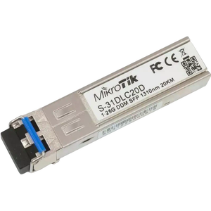 MikroTik S31DLC20D Módulo SFP 125G Monomodo 20km LC MikroTik S31DLC20D Módulo SFP 125G Monomodo 20km LC