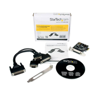 StarTechcom Tarjeta Adaptadora PCI Express PCIe 2 Puertos S
