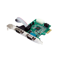 StarTechcom Tarjeta Adaptadora PCI Express PCIe de 2 Puerto