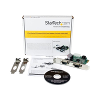 StarTechcom Tarjeta Adaptadora PCI Express PCIe de 2 Puerto