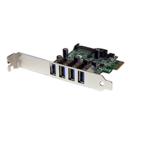 StarTechcom PCIE 4 USB 30 con UASP Adaptador StarTechcom PCIE 4 USB 30 con UASP Adaptador