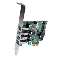 StarTechcom PCIE 4 USB 30 con UASP Adaptador StarTechcom PCIE 4 USB 30 con UASP Adaptador