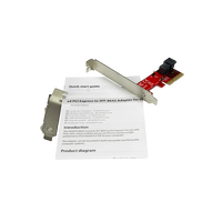 StarTechcom PCIE X4 a puerto U2 NVME Adaptador StarTechcom PCIE X4 a puerto U2 NVME Adaptador