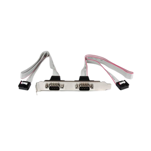 StarTechcom Cabezal Bracket 2 puertos COM de Serie Serial