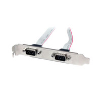 StarTechcom Cabezal Bracket 2 puertos COM de Serie Serial