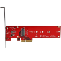 StarTechcom PCIe x4 a M2 NVMeAHCI Adaptador StarTechcom PCIe x4 a M2 NVMeAHCI Adaptador