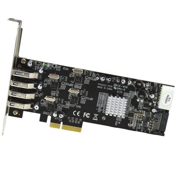 StarTechcom PCIE 4 USB 30 UASP  Adaptador StarTechcom PCIE 4 USB 30 UASP  Adaptador