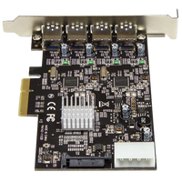 StarTechcom PCIE 4 USB 31  Adaptador