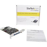 StarTechcom PCIE USB 31 a X 3 USb C x1  Adaptador