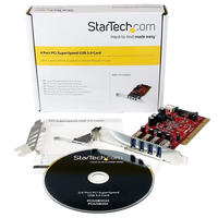 StarTechcom PCI 30 X 4 superspeed Adaptador StarTechcom PCI 30 X 4 superspeed Adaptador