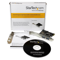 StarTechcom PCIE USB 30 X 2  Adaptador