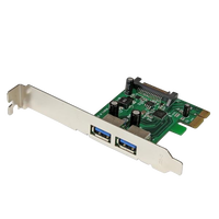 StarTechcom PCIE 2 x USB 30 UASP Power Adaptador StarTechcom PCIE 2 x USB 30 UASP Power Adaptador