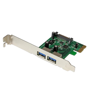 StarTechcom PCIE 2 x USB 30 UASP Power  Adaptador