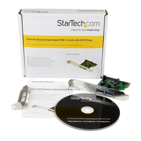 StarTechcom PCIE 2 x USB 30 UASP Power Adaptador StarTechcom PCIE 2 x USB 30 UASP Power Adaptador