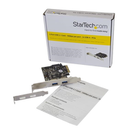 StarTechcom PCIE 2X USB 31 Adaptador StarTechcom PCIE 2X USB 31 Adaptador