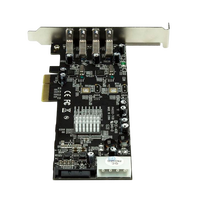 StarTechcom PCIE 4 x USB 30 UASP Adaptador