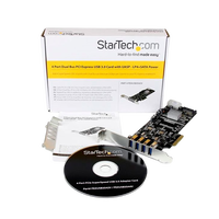 StarTechcom PCIE 4 x USB 30 UASP Adaptador