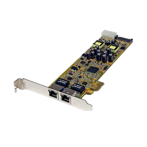 StarTechcom Tarjeta de Red PCIE 2XRJ45 StarTechcom Tarjeta de Red PCIE 2XRJ45