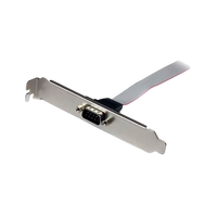 StarTechcom Adaptador Bracket Serie DB9 RS232 a IDC 10
