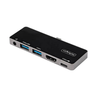 StarTechcom Travel Dock USBC 4K 60Hz 100W DisplayPort 14 Jack 35mm Adaptador USB